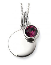 Load image into Gallery viewer, Sterling Silver Birthstone Pendants

