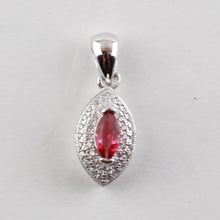 Load image into Gallery viewer, Sterling Silver Ruby Pendant
