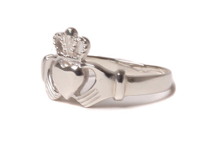 gents sterling silver claddagh ring