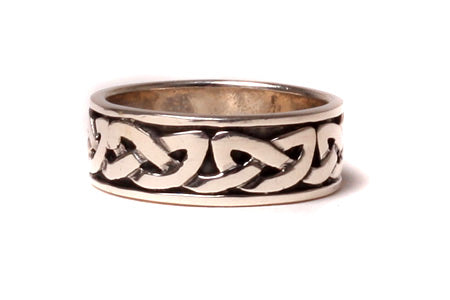 sterling silver celtic band