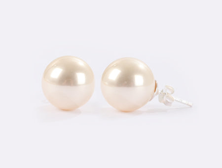 sterling silver freshwater pearl earrings