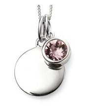 Load image into Gallery viewer, Sterling Silver Birthstone Pendants
