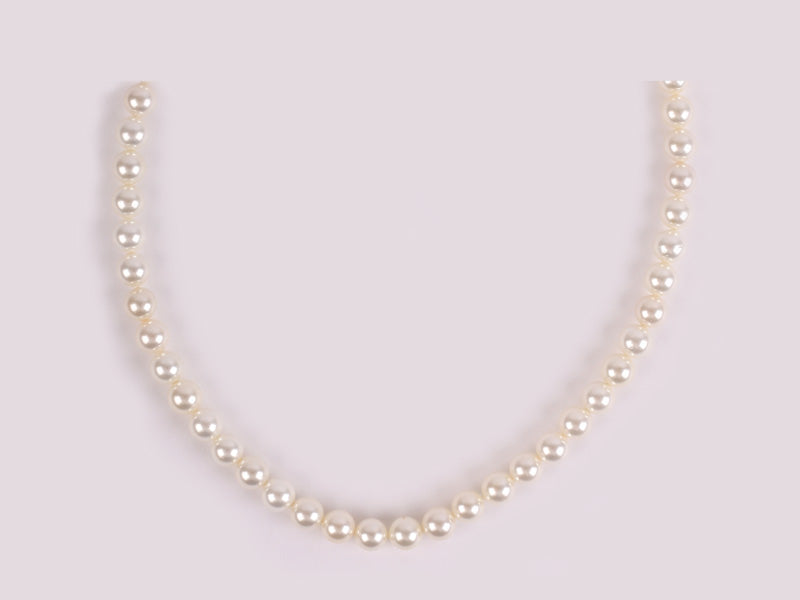 sterling silver  pearl necklace